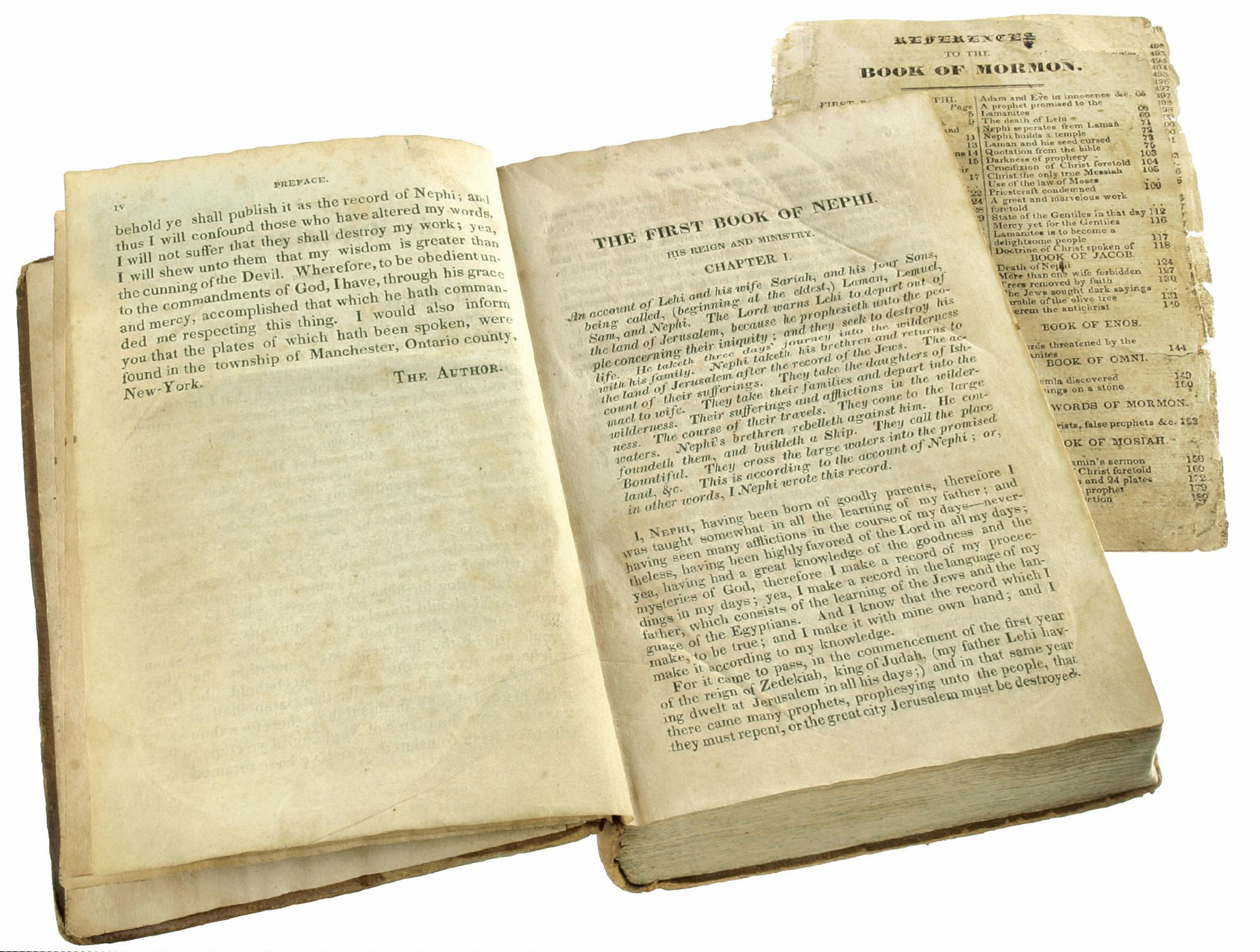 1830 Book of Mormon and References