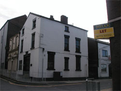 Missionay lodging on Wilfrid Street in Preston, England in 1837